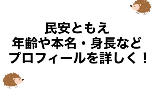 民安ともえの年齢や本名・身長などプロフィールを詳しく！