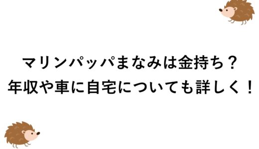 マリンパッパまなみは金持ち？年収や車に自宅についても詳しく！